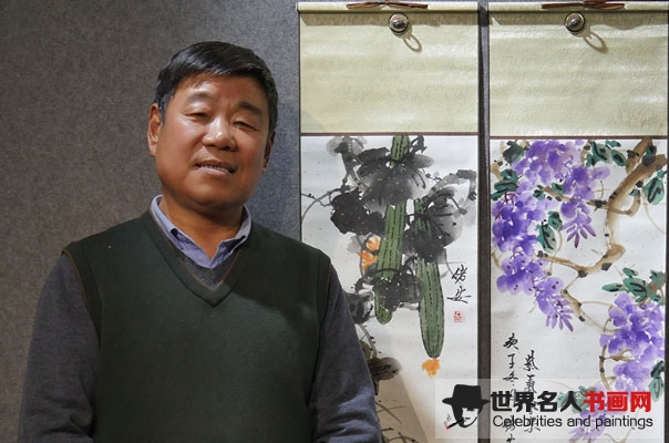 长安画家,画家田绪安,国画 长安画家,画家田绪安,国画