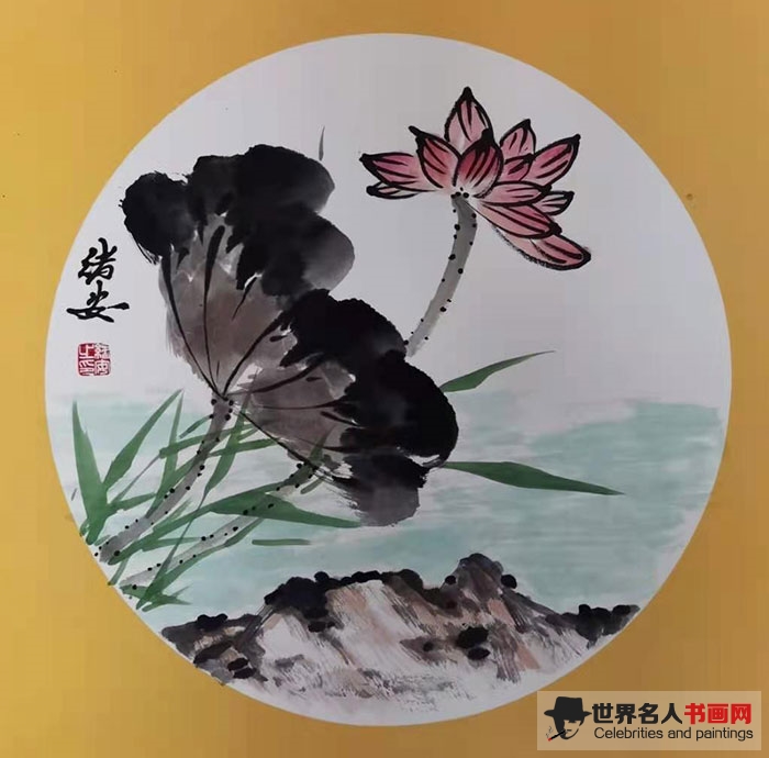 长安画家,画家田绪安,国画 长安画家,画家田绪安,国画