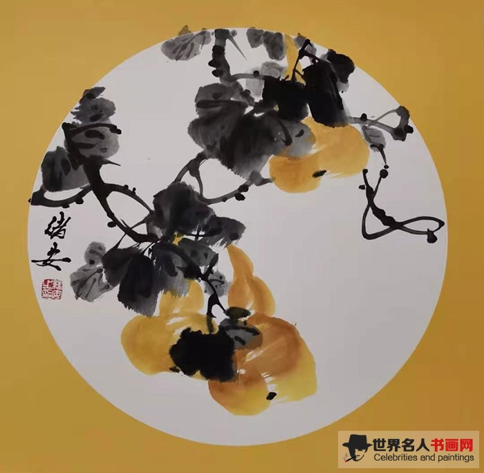 长安画家,画家田绪安,国画 长安画家,画家田绪安,国画