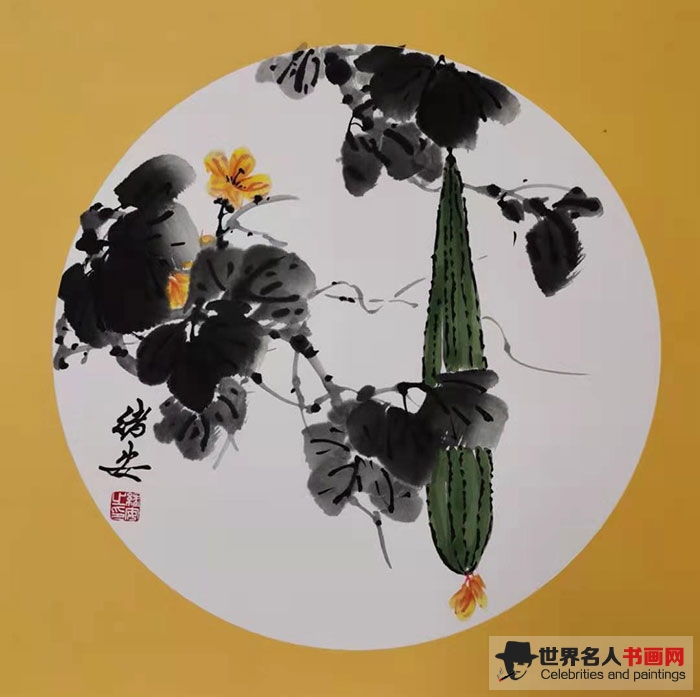 长安画家,画家田绪安,国画 长安画家,画家田绪安,国画