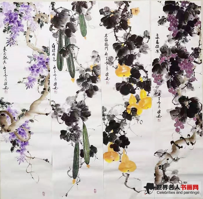 长安画家,画家田绪安,国画 长安画家,画家田绪安,国画